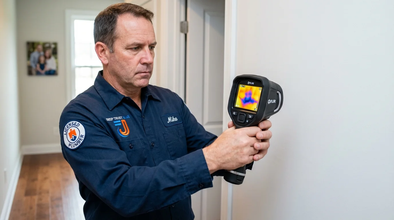 Thermal imaging leak detection by Johns Plumbing LLC in Floydada